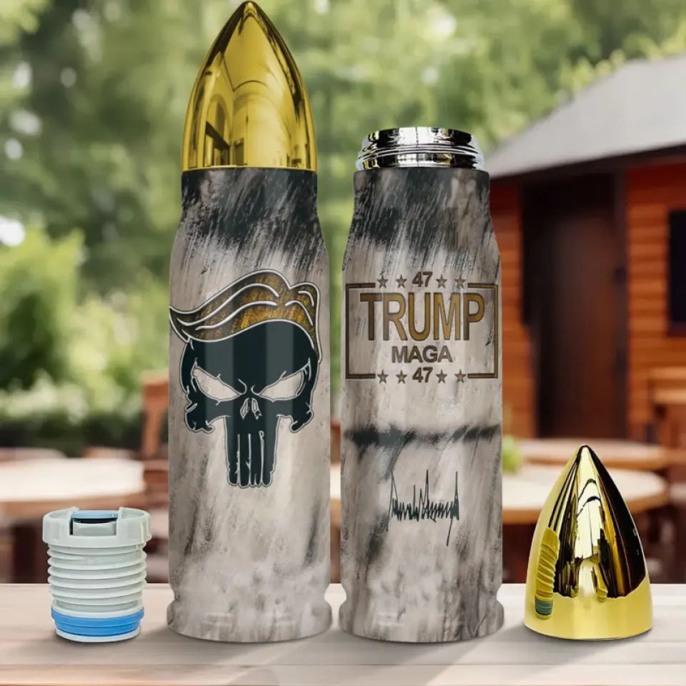 Get Ready For Trump MAGA 2024 - US Election, Donald Trump Bullet Tumbler