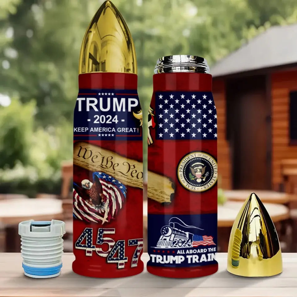 Trump 2024 Keep America Great - US Election, Donald Trump Bullet Tumbler