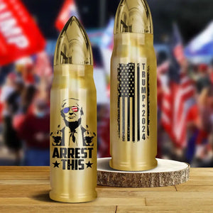 Trump Is Watching You, Be On Edge - US Election, Donald Trump Bullet Tumbler