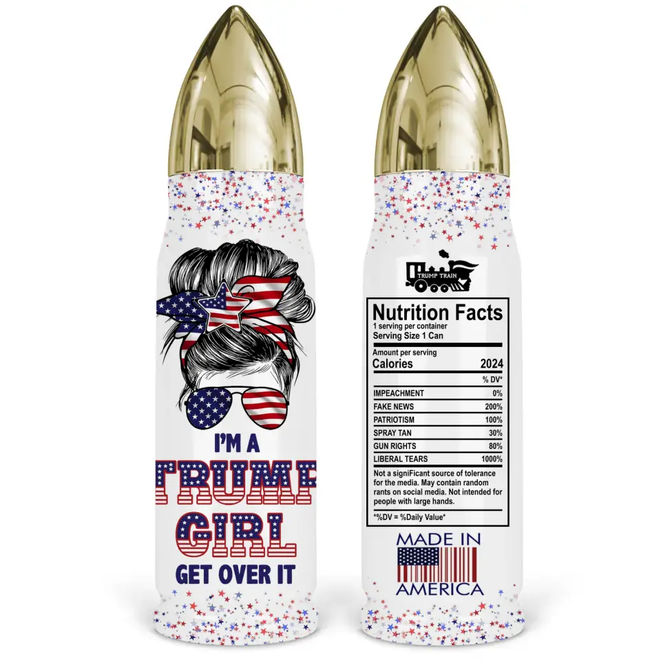 Trump Girls Stand On Trump Side - US Election, Donald Trump Bullet Tumbler - Gift For Best Friends, BFF, Sisters