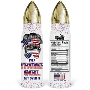 Trump Girls Stand On Trump Side - US Election, Donald Trump Bullet Tumbler - Gift For Best Friends, BFF, Sisters