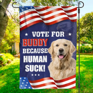 Custom Photo We Can All Agree On The Importance Of Voting - Dog Personalized Custom Flag - Gift For Pet Owners, Pet Lovers