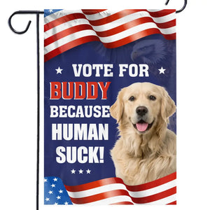 Custom Photo We Can All Agree On The Importance Of Voting - Dog Personalized Custom Flag - Gift For Pet Owners, Pet Lovers