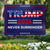 Think Big, Never Surrender - US Elections Yard Sign, Decoration Gift For Conservative Supporters