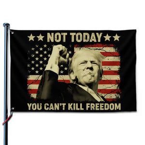 Freedom Belongs To People, You Can't Kill It - Trump US Election Horizontal House Flag