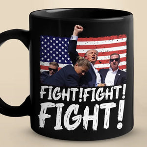 Keep On Fighting For America - Trump Election Black Mug