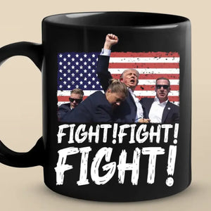 Keep On Fighting For America - Trump Election Black Mug