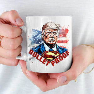 Shooting Makes Me Stronger - US Election Trump Mug - Gift For Trump Supporters