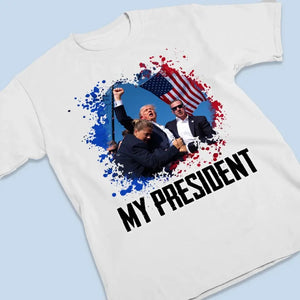 My President Will Never Surrender - Trump Election Unisex T-shirt, Hoodie, Sweatshirt