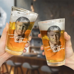 Let's Trump Save America Again - US Election Beer Glass