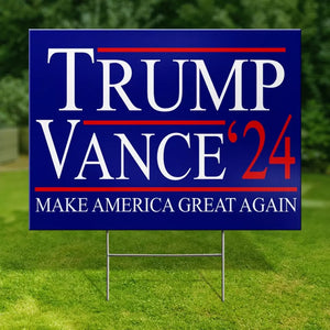 Your Voice, Our Mission - US Elections Yard Sign, Decoration Gift For Conservative Supporters