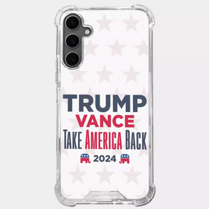 Trump Vance 2024, Take America Back  - US Election Clear Phone Case