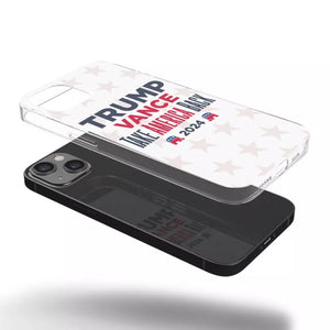 Trump Vance 2024, Take America Back  - US Election Clear Phone Case