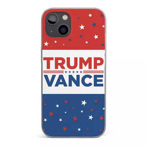 Trump Vance 2024, Ready To Fight  - US Election Clear Phone Case