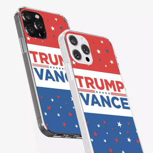 Trump Vance 2024, Ready To Fight  - US Election Clear Phone Case