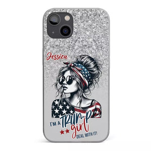 I'm A Conservative Girl, Deal With It - US Election Clear Phone Case - Gift For Best Friends, BFF, Sisters