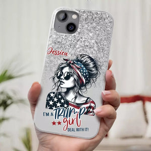 I'm A Conservative Girl, Deal With It - US Election Clear Phone Case - Gift For Best Friends, BFF, Sisters