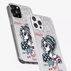 I'm A Conservative Girl, Deal With It - US Election Clear Phone Case - Gift For Best Friends, BFF, Sisters