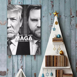 Mr. Trump, Mr. Vance, MAGA - US Election Vertical Poster - Gift For Trump Supporters