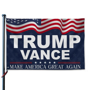 Fight To Revive America's Promise - US Election Horizontal House Flag