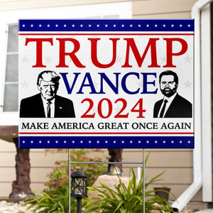 Make America Strong Again - US Elections Yard Sign, Decoration Gift For Conservative Supporters