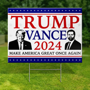 Make America Strong Again - US Elections Yard Sign, Decoration Gift For Conservative Supporters