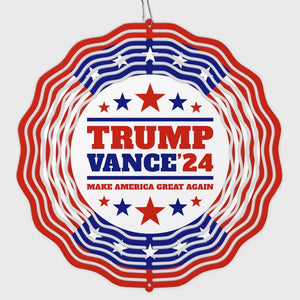 Trump Vance 2024, Make America Great Again - US Election Wind Spinner - Trump Supporter, Republican Gifts And Decors