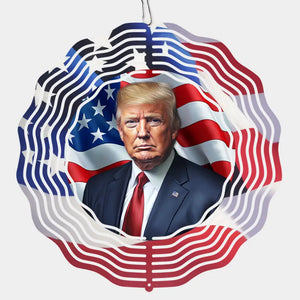 Donald Trump 2024 - US Election Wind Spinner - Trump Supporter, Republican Gifts And Decors