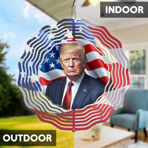 Donald Trump 2024 - US Election Wind Spinner - Trump Supporter, Republican Gifts And Decors