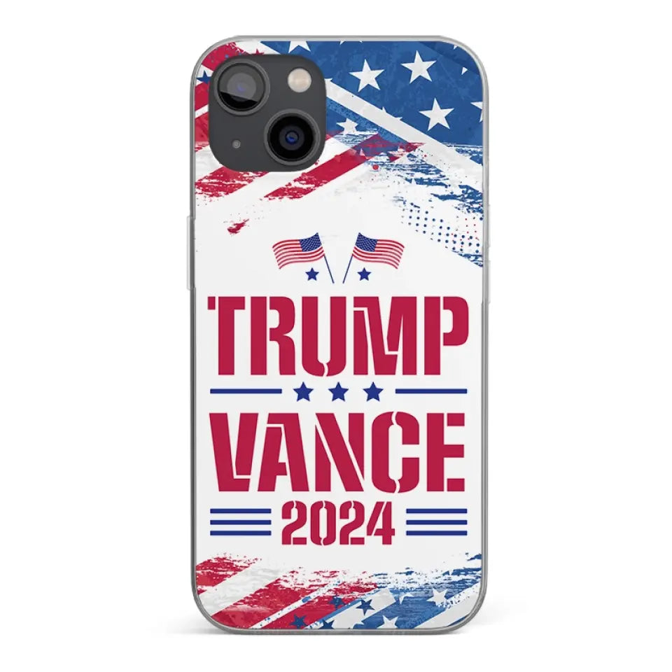 Trump Vance 2024,  Make America Stronger  - US Election Clear Phone Case