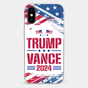 Trump Vance 2024,  Make America Stronger  - US Election Clear Phone Case