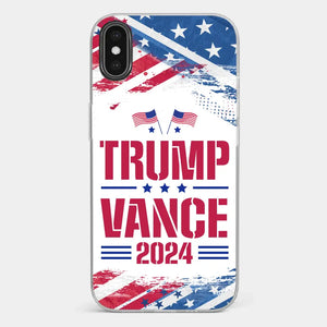 Trump Vance 2024,  Make America Stronger  - US Election Clear Phone Case