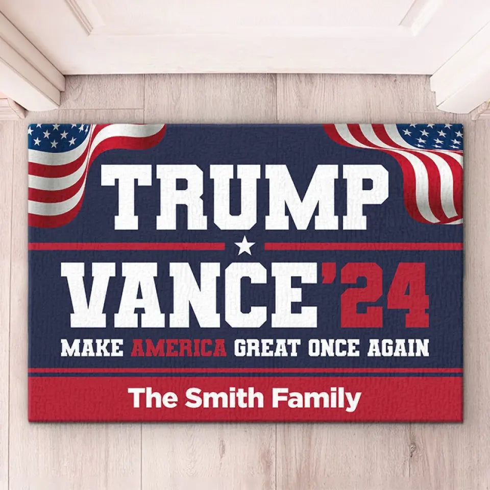 Stronger Together - US Elections Home Decor Decorative Mat, House Warming Gift Mat