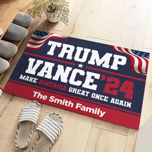 Stronger Together - US Elections Home Decor Decorative Mat, House Warming Gift Mat