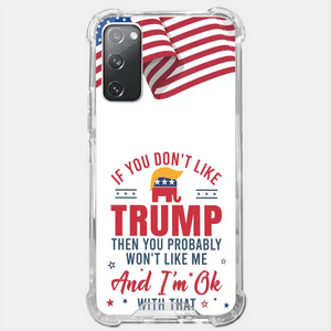If You Don't Like The Chosen Man, Let Me Do It  - US Election Clear Phone Case