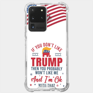 If You Don't Like The Chosen Man, Let Me Do It  - US Election Clear Phone Case