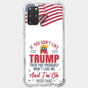 If You Don't Like The Chosen Man, Let Me Do It  - US Election Clear Phone Case