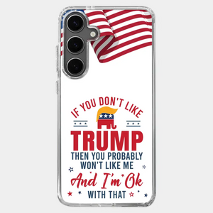 If You Don't Like The Chosen Man, Let Me Do It  - US Election Clear Phone Case