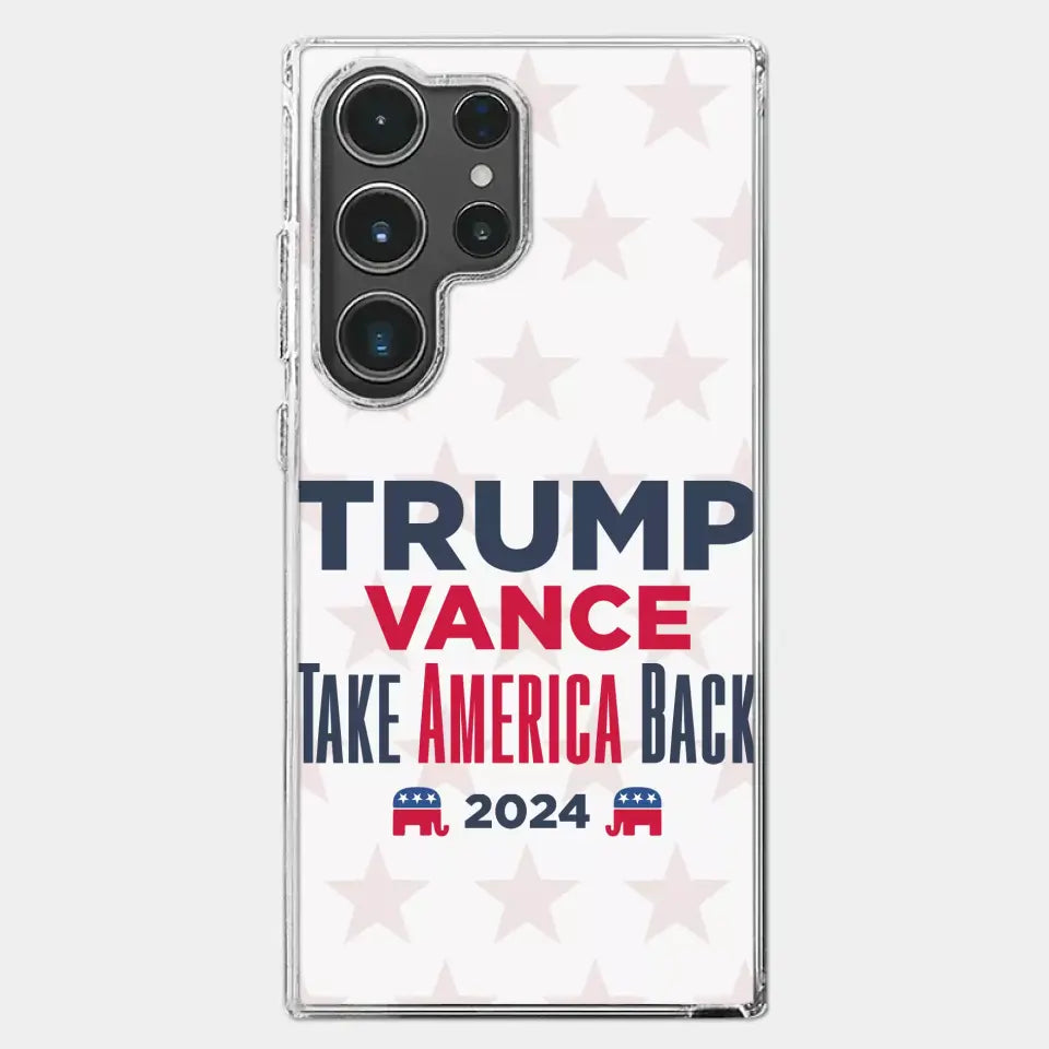 The Dream Team Empowers America Again - US Election Clear Phone Case