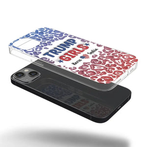 We're Trump Girls - US Election 3D Inflated Effect Printed Clear Phone Case - Gift For Best Friends, BFF, Sisters