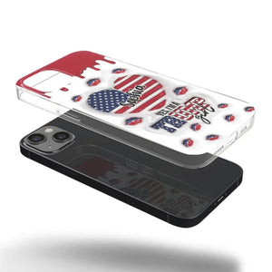 Yes, I'm A Trump Girl - US Election 3D Inflated Effect Printed Clear Phone Case - Gift For Best Friends, BFF, Sisters