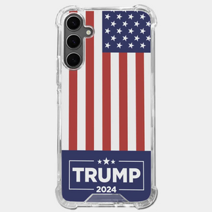 Trump 2024, Road To The White House - US Election Clear Phone Case