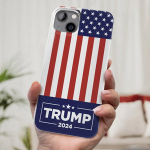 Trump 2024, Road To The White House - US Election Clear Phone Case