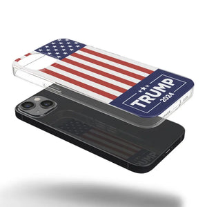 Trump 2024, Road To The White House - US Election Clear Phone Case