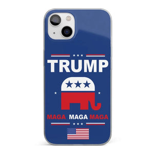 Vote For Trump MAGA 2024 - US Election Clear Phone Case