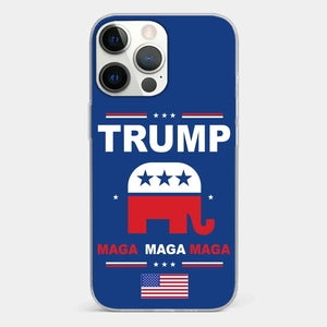 Vote For Trump MAGA 2024 - US Election Clear Phone Case