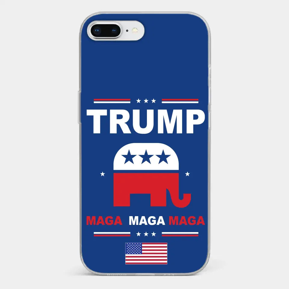 Vote For Trump MAGA 2024 - US Election Clear Phone Case