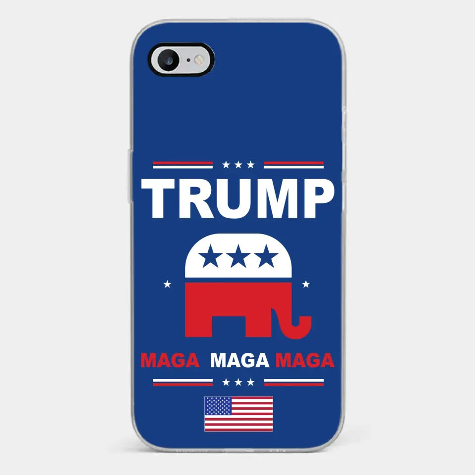 Vote For Trump MAGA 2024 - US Election Clear Phone Case