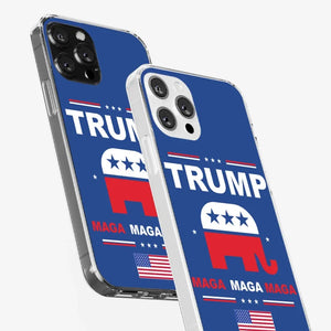 Vote For Trump MAGA 2024 - US Election Clear Phone Case