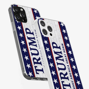 Trump Is Waiting For Your Vote - US Election Clear Phone Case